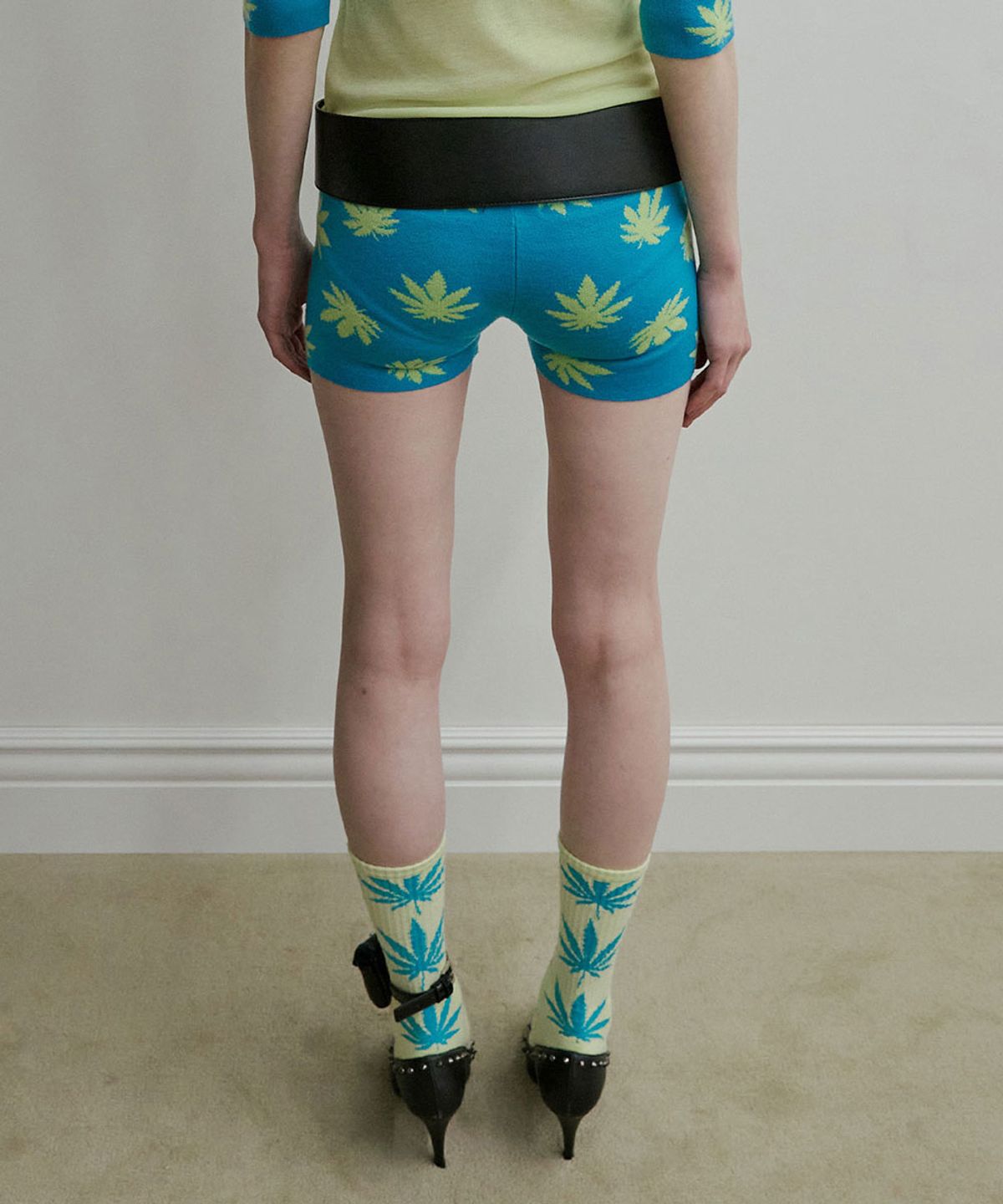 스컬프터(SCULPTOR) New Emo Shorts Teal