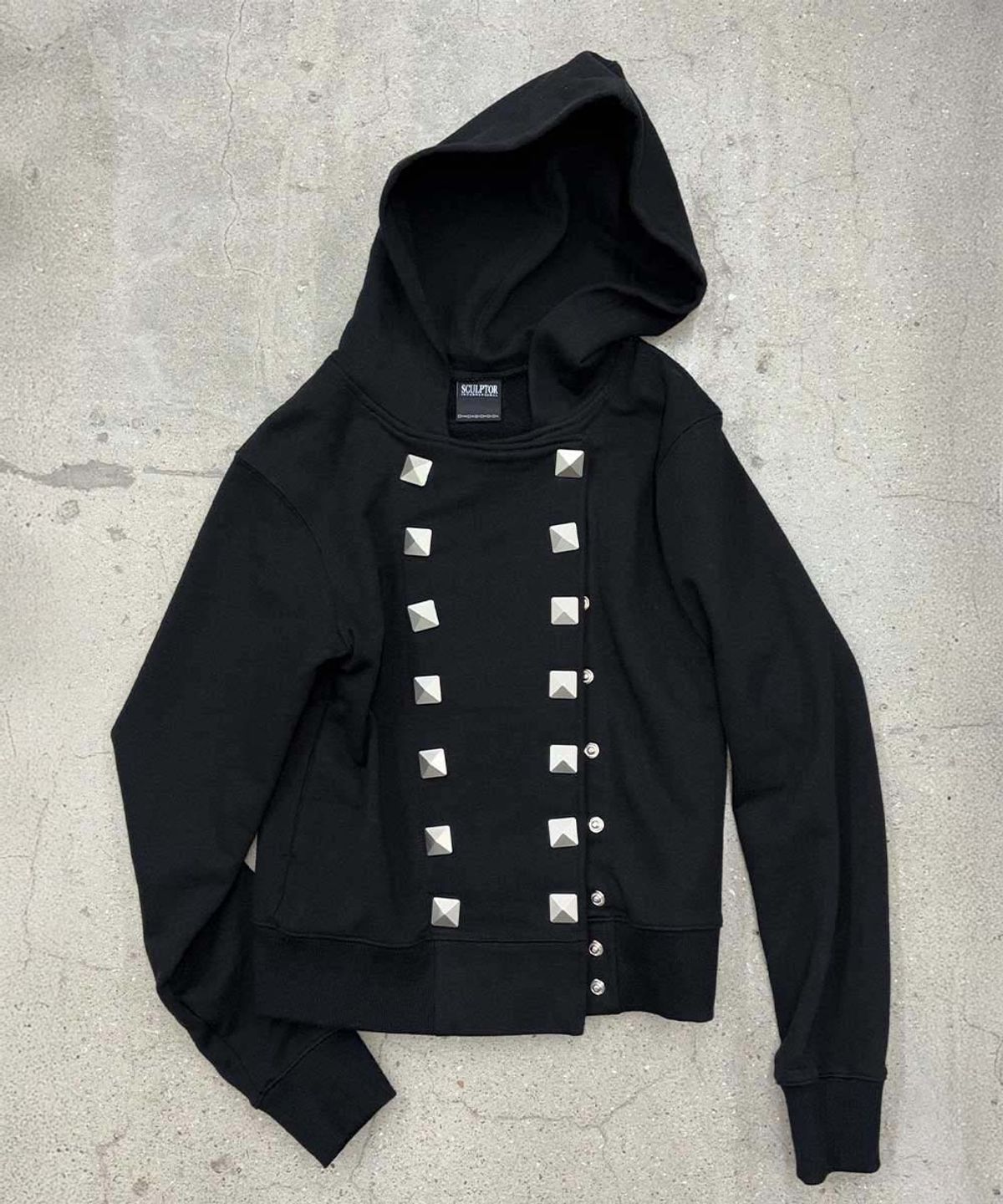 스컬프터(SCULPTOR) Napoleon Stud Hoodie Black