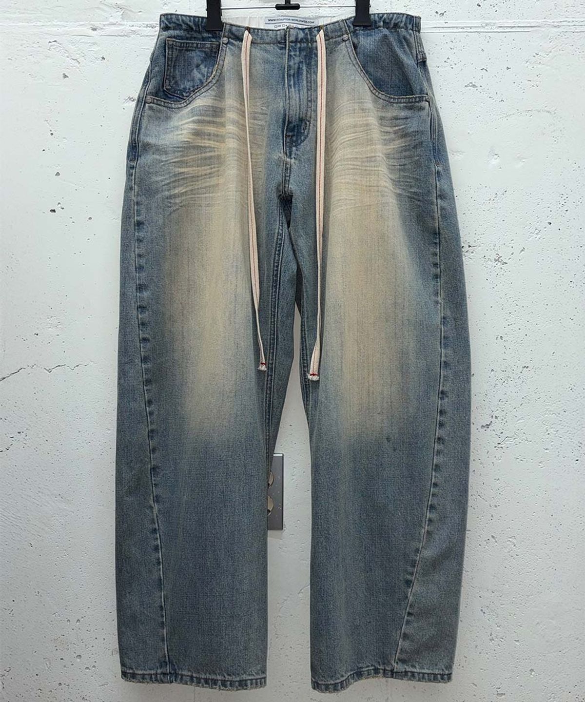 스컬프터(SCULPTOR) Brushed Denim Pants Light Blue