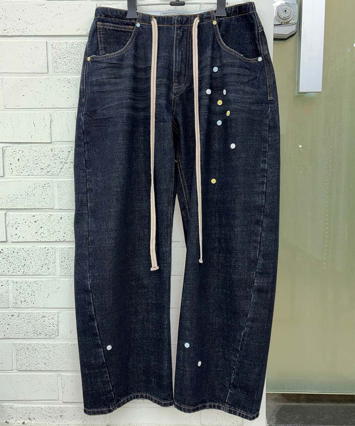 스컬프터(SCULPTOR) Pill Denim Pants Indigo Blue
