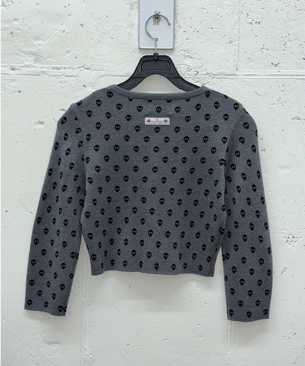 스컬프터(SCULPTOR) New Emo Crop Cardigan Melange Gray