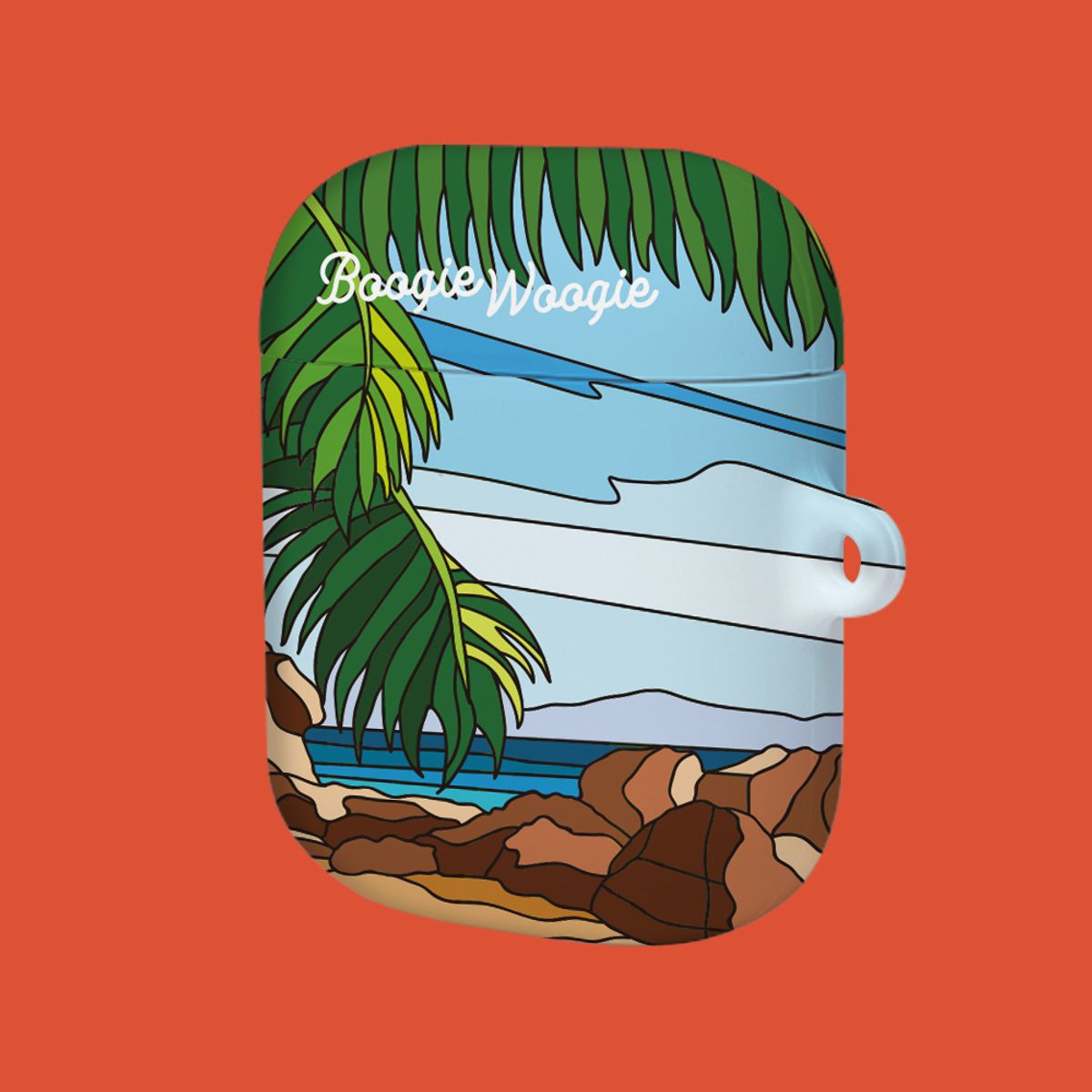 부기우기(BOOGIE WOOGIE) 에어팟/에어팟프로 케이스 - 비치 클럽(Beach Club)