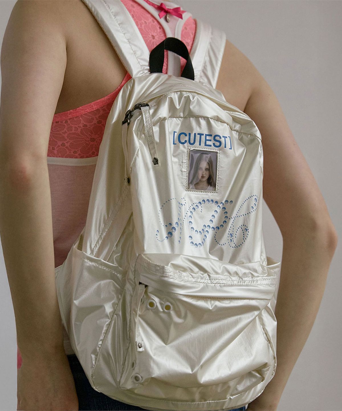 스컬프터(SCULPTOR) NPC Metallic Backpack White