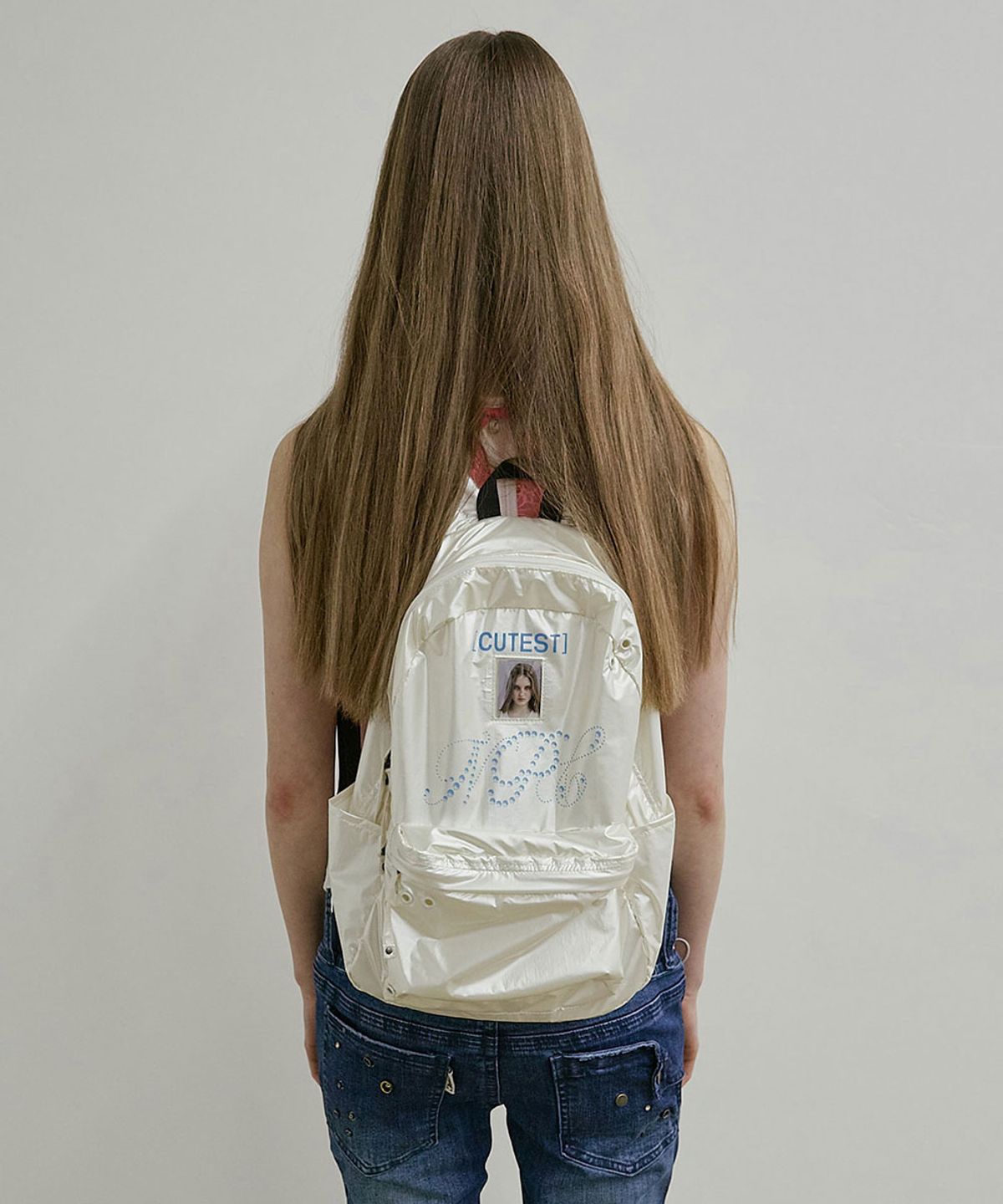 스컬프터(SCULPTOR) NPC Metallic Backpack White