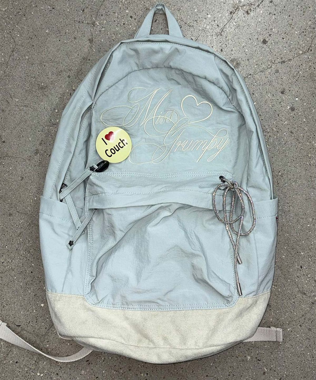 스컬프터(SCULPTOR) Grumpy Girl Nylon Backpack Matt Sage