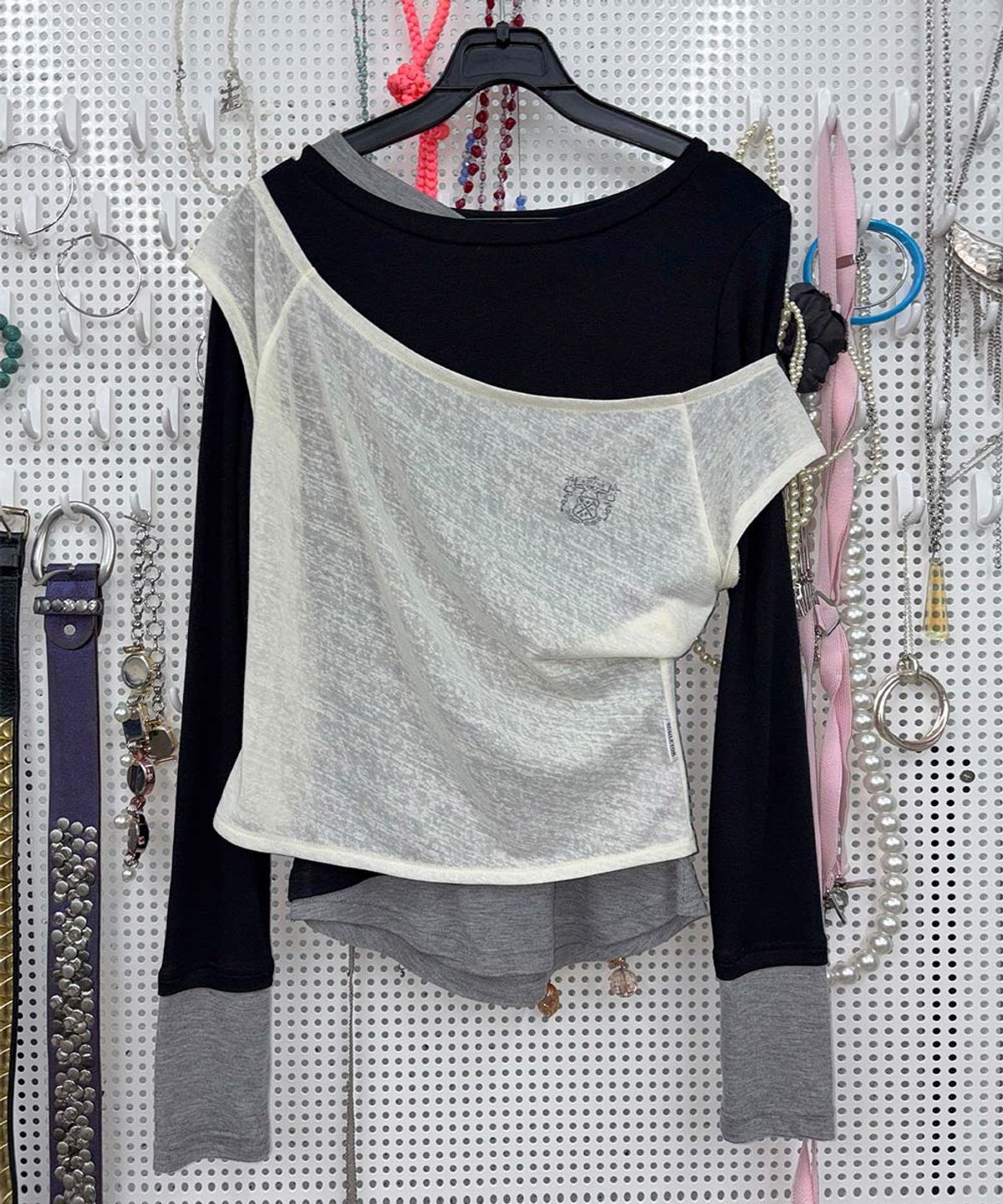 스컬프터(SCULPTOR) Lazy Layered Tee Raw