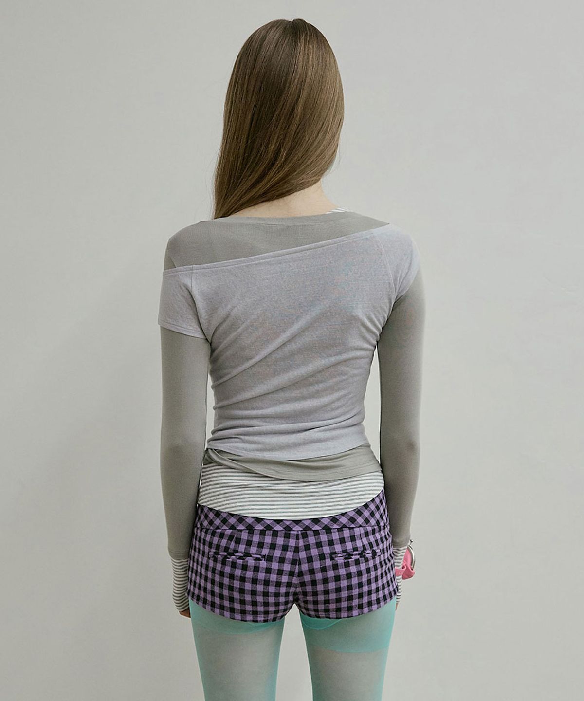 스컬프터(SCULPTOR) Lazy Layered Tee Gray