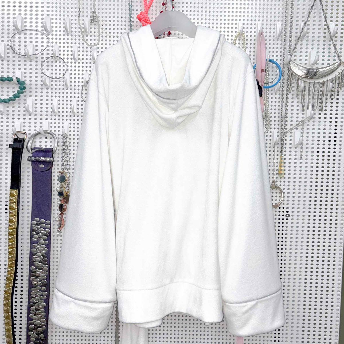 스컬프터(SCULPTOR) Bath Robe Hoodie White(Princess)