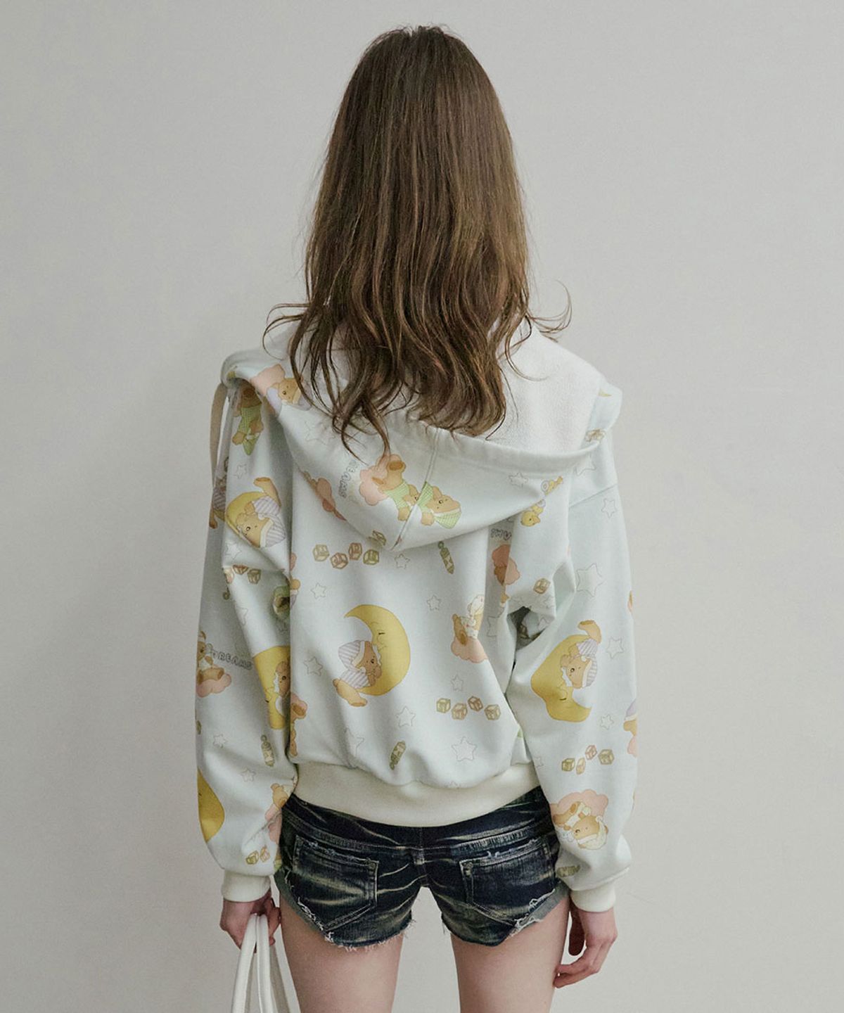 스컬프터(SCULPTOR) Sweet Dreams Hooded Zip-Up Baby Blue