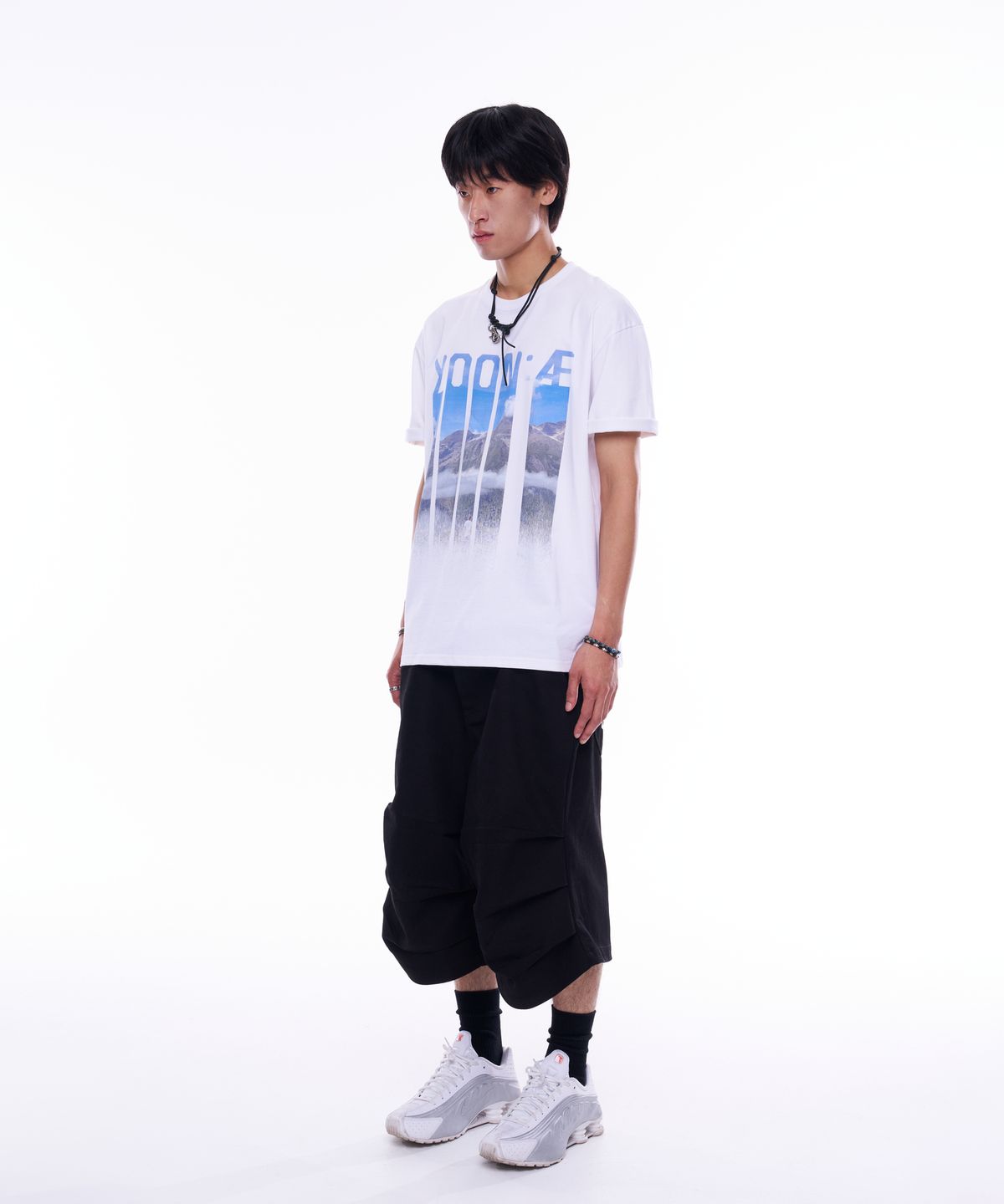 윤 애(YOON AE) Mezzotint Scenery T-Shirt (White)