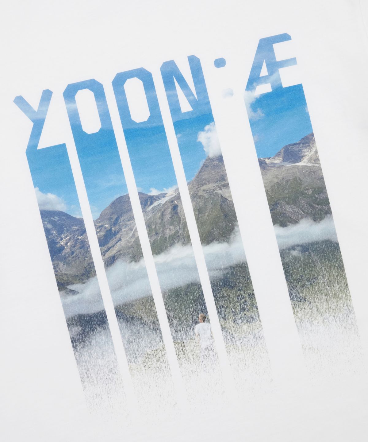 윤 애(YOON AE) Mezzotint Scenery T-Shirt (White)