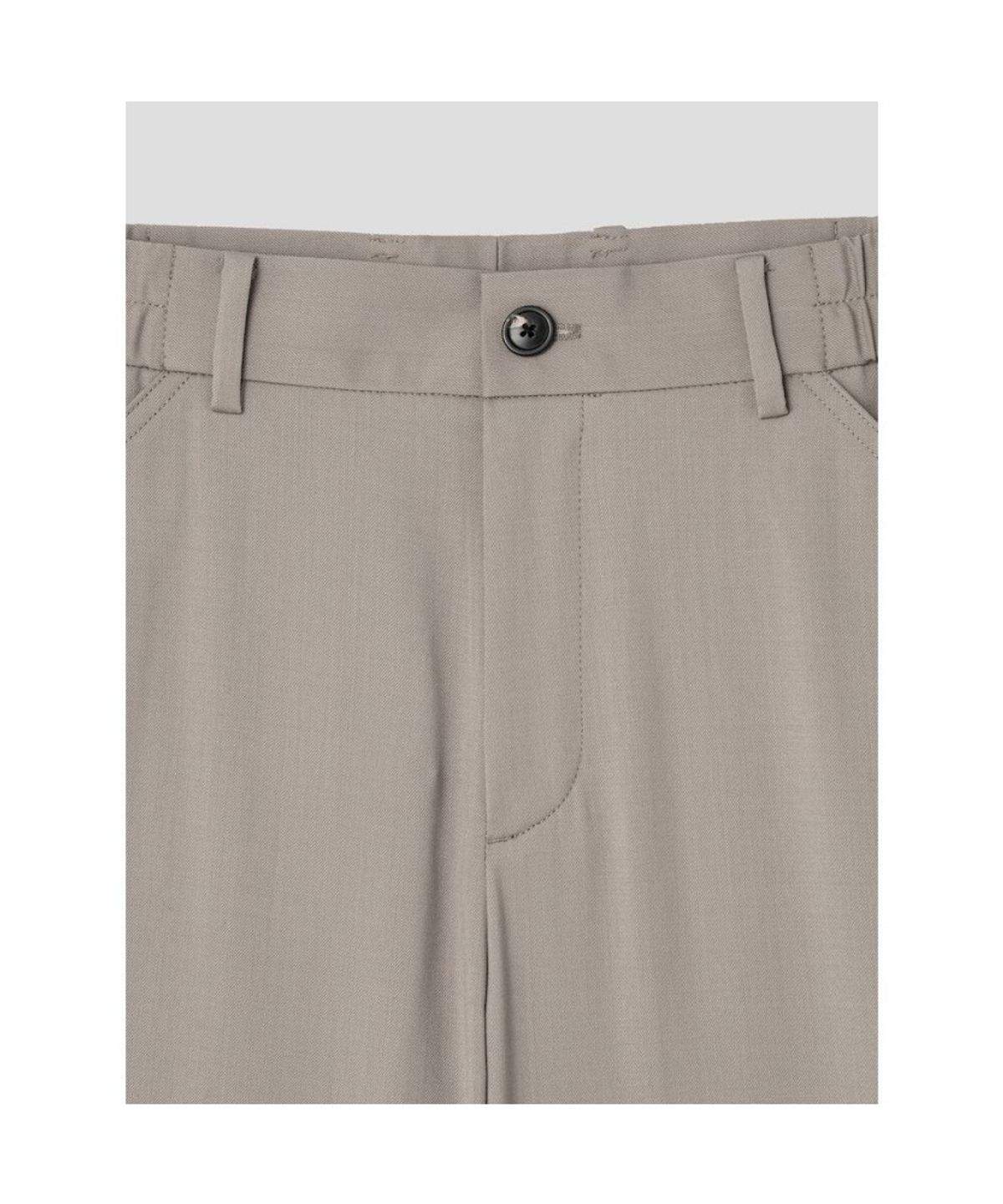 시프트지(SHIFT.G) Wool Blended Semi Wide Slacks  Beige