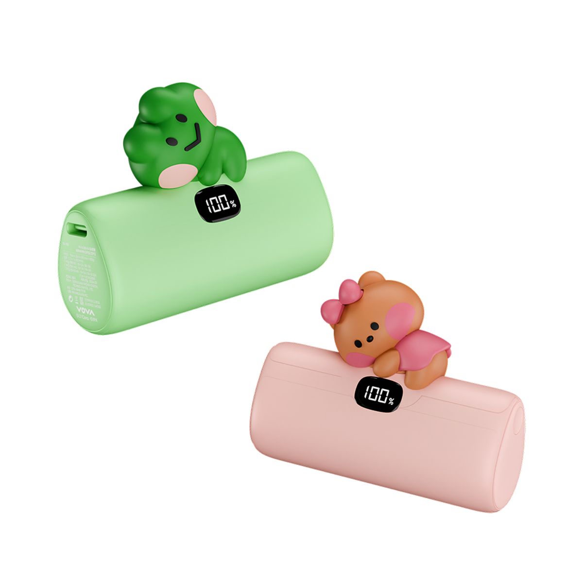 보바(VOVA) 라인프렌즈 미니니 고속충전 도킹형 보조배터리 4800mAh 20W