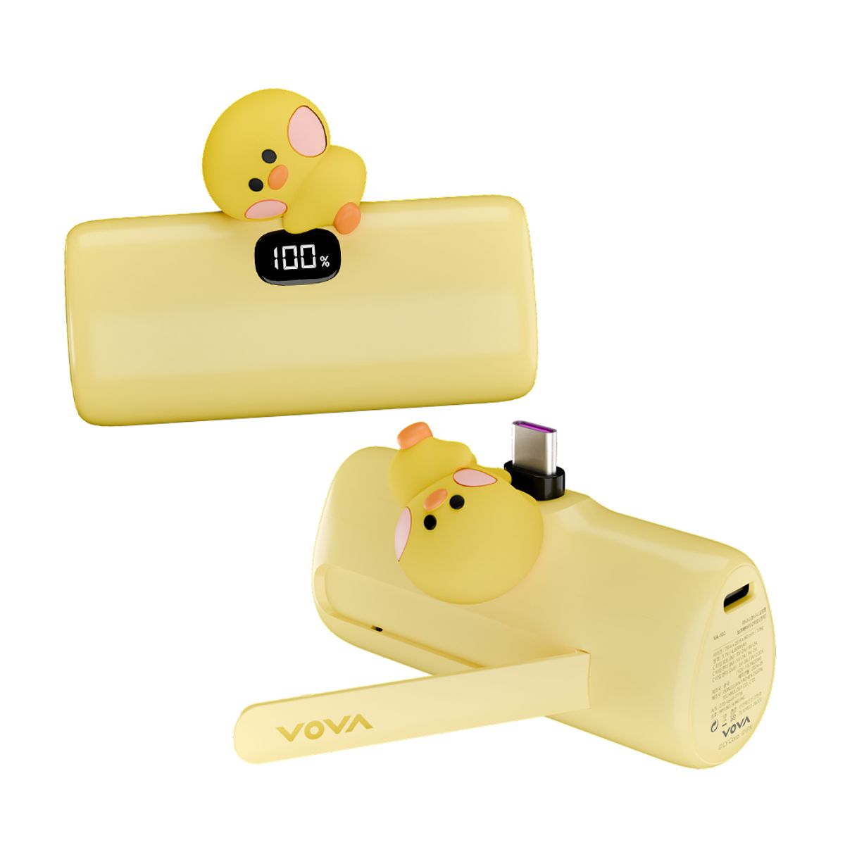 보바(VOVA) 라인프렌즈 미니니 고속충전 도킹형 보조배터리 4800mAh 20W