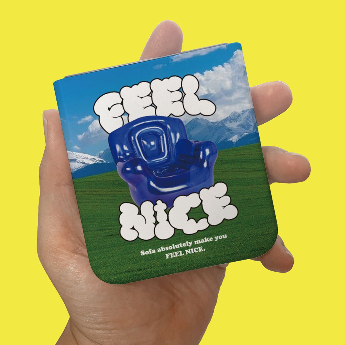 부기우기(BOOGIE WOOGIE) Z플립 슬림하드 케이스 - 나이스 소파(Feel Sofa)