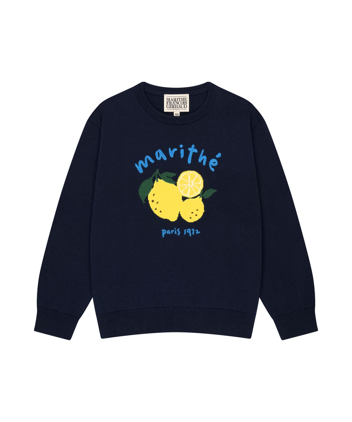 마리떼 키즈(MARITHÉ KIDS) KIDS CITRON KNIT PULLOVER navy