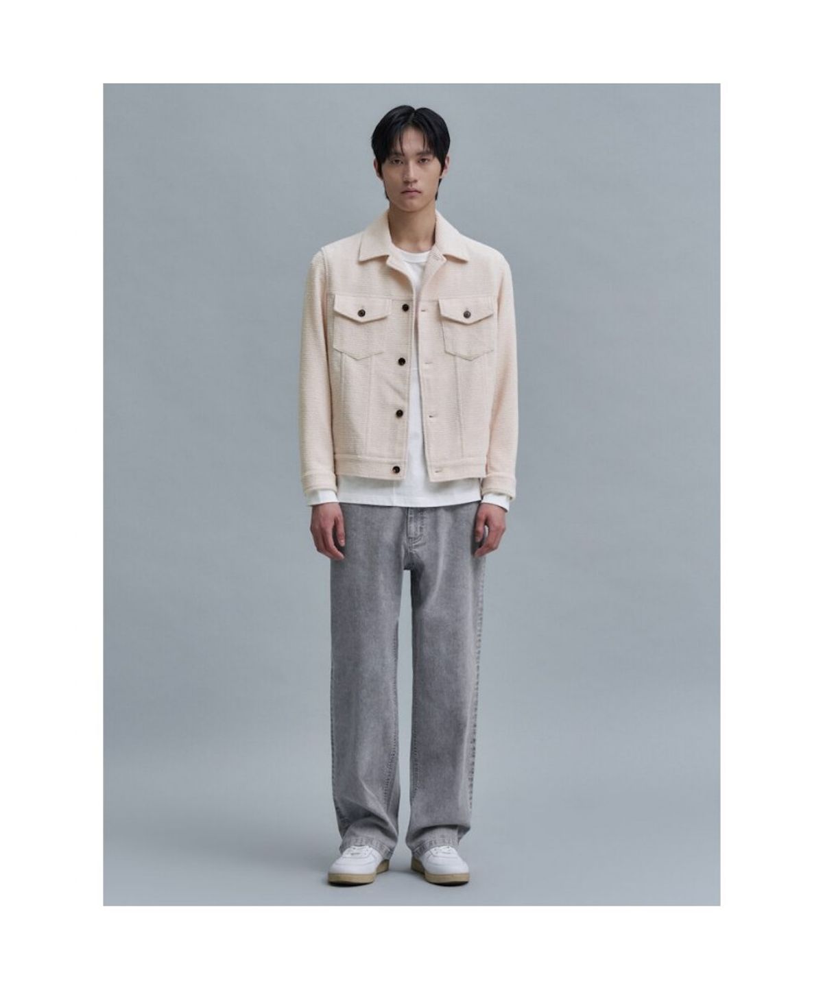 시프트지(SHIFT.G) Fancy Jersey Trucker  Beige