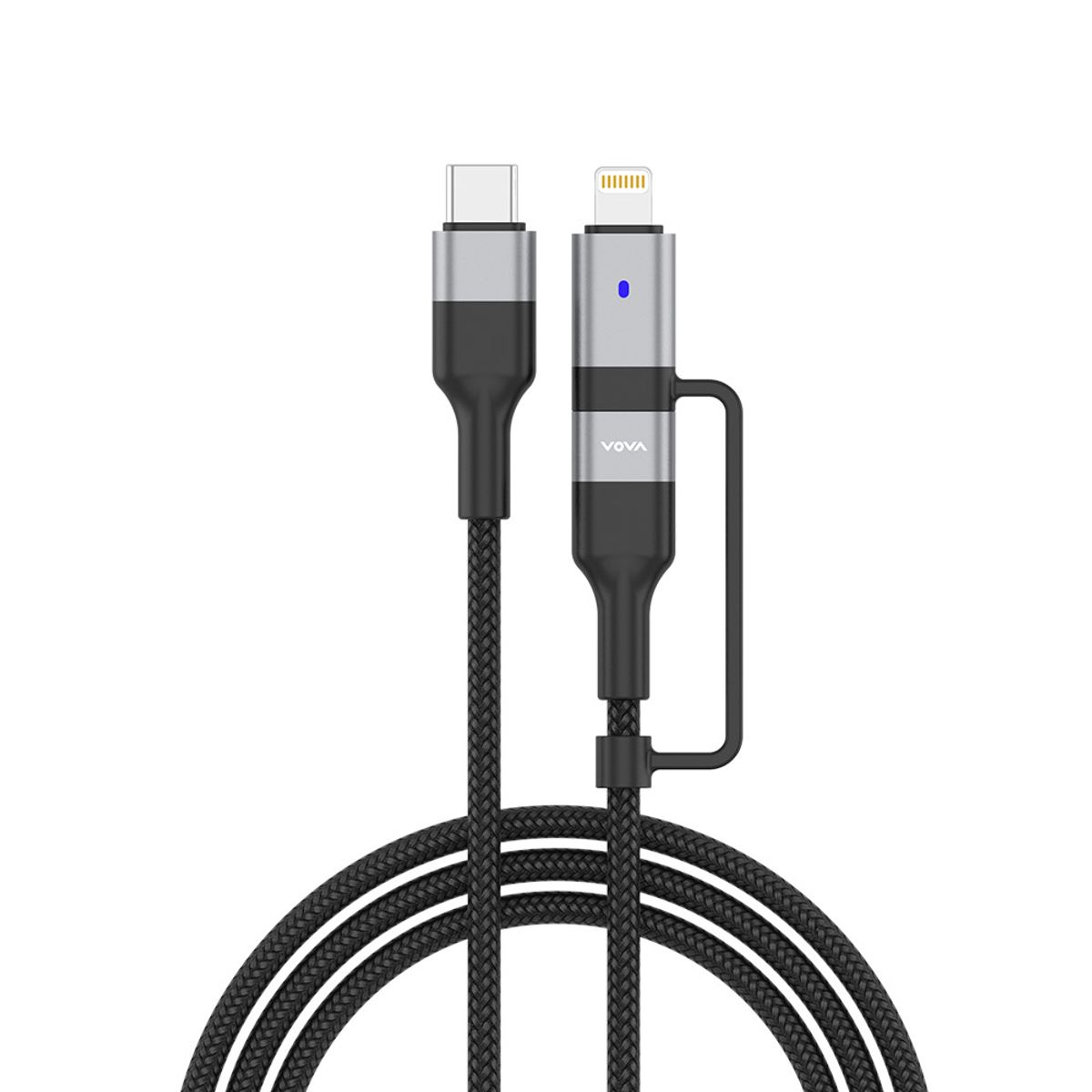 보바(VOVA) 60W 3in1 멀티 초고속 충전케이블 VA-220
