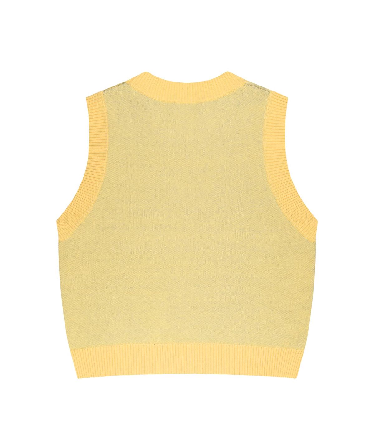 마리떼 키즈(MARITHÉ KIDS) KIDS BEAR CLASSIC LOGO KNIT VEST yellow
