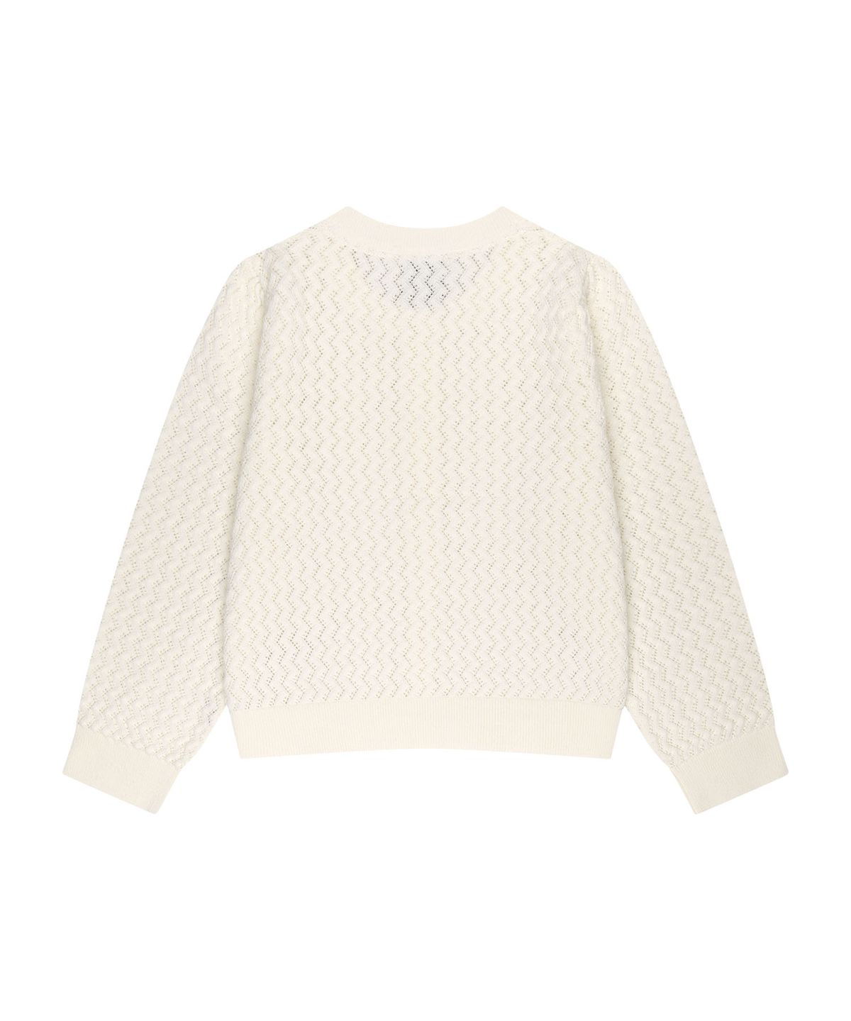 마리떼 키즈(MARITHÉ KIDS) KIDS W POINTELLE KNIT CARDIGAN ivory