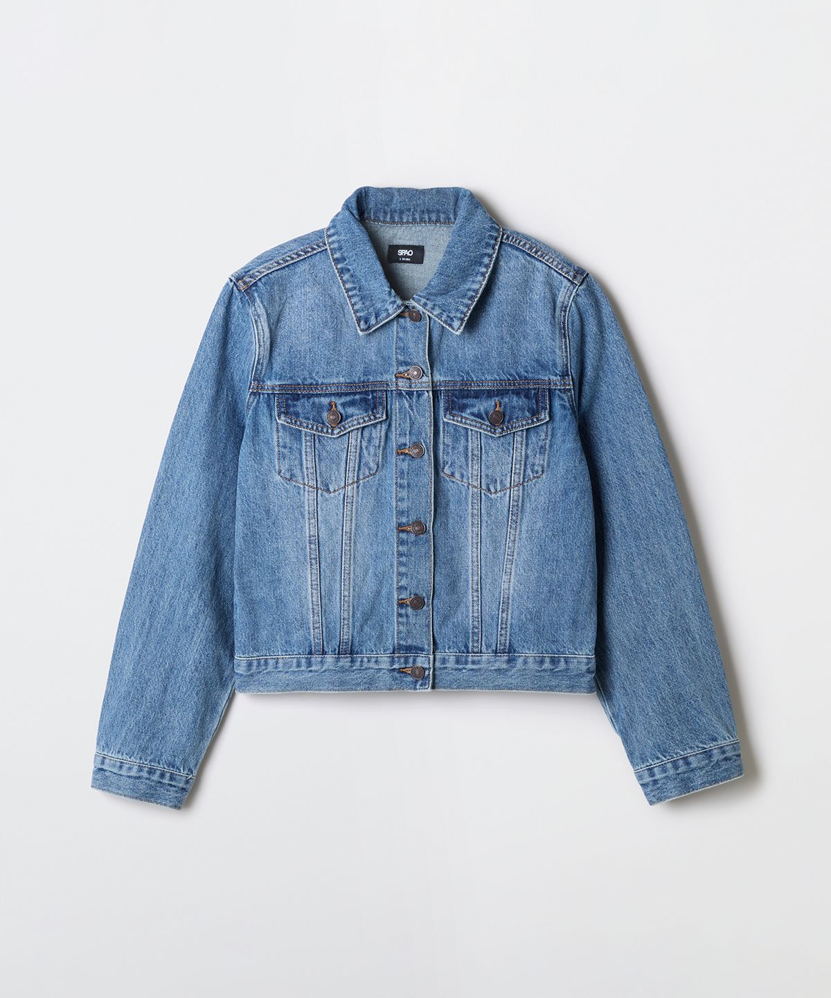 스파오(SPAO) 여성 데님 트러커 재킷_SPJEG23G01