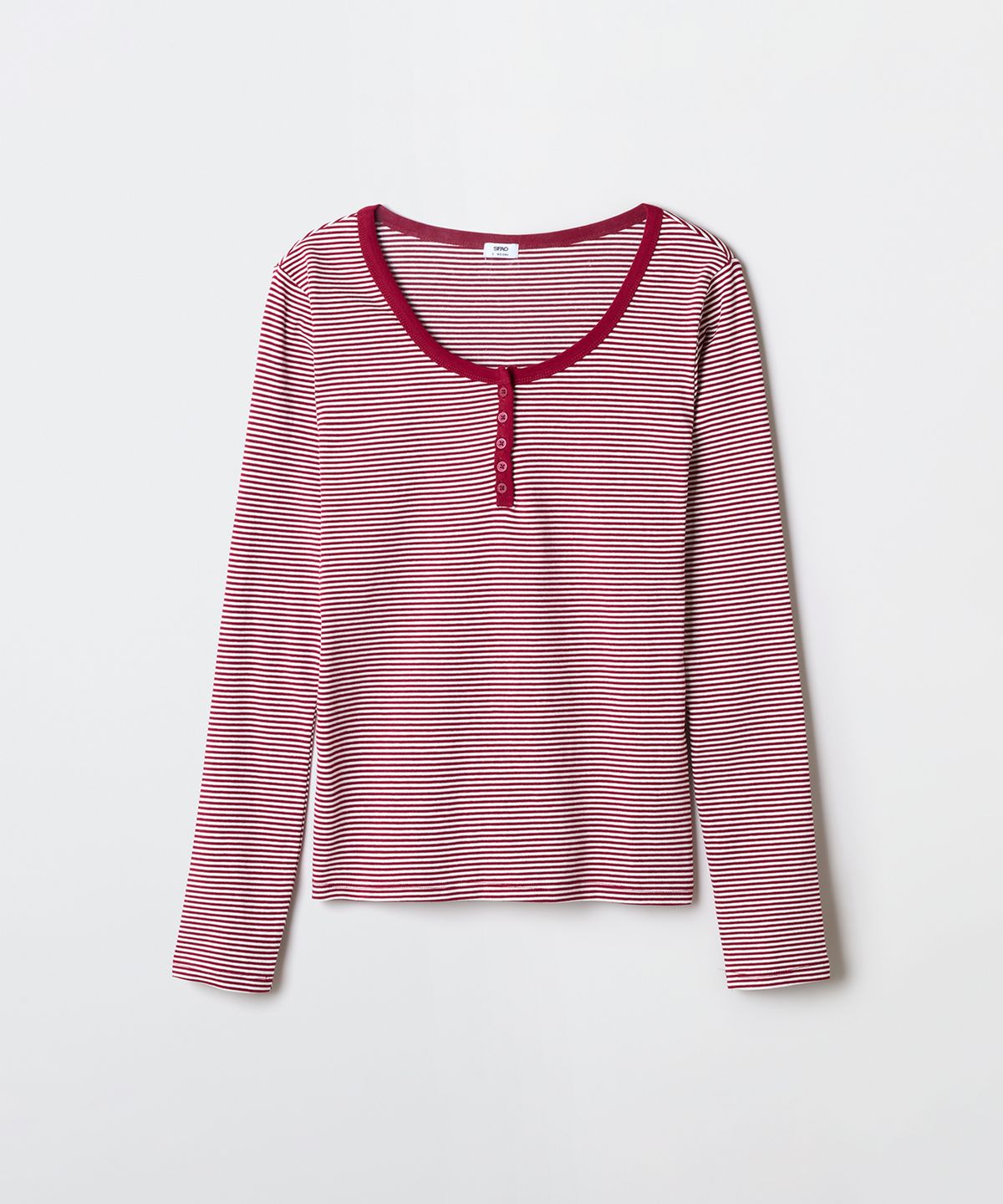 스파오(SPAO) 헨리넥 긴팔티_SPLWG23G02