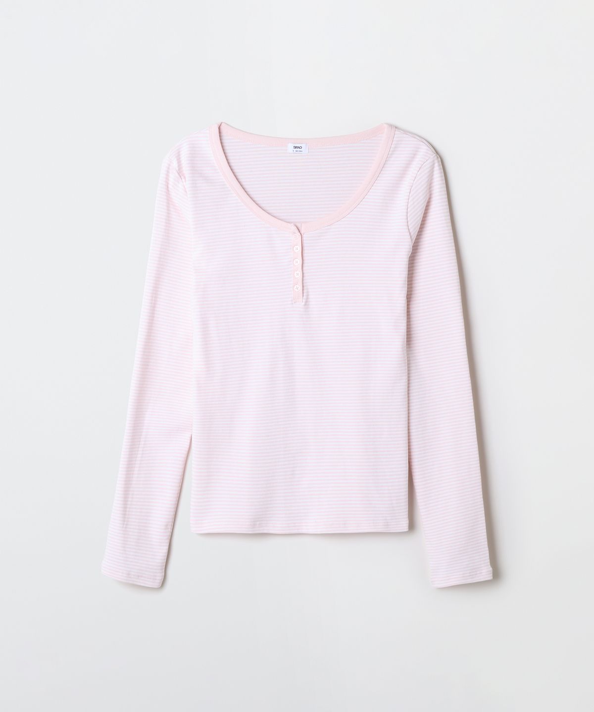 스파오(SPAO) 헨리넥 긴팔티_SPLWG23G02