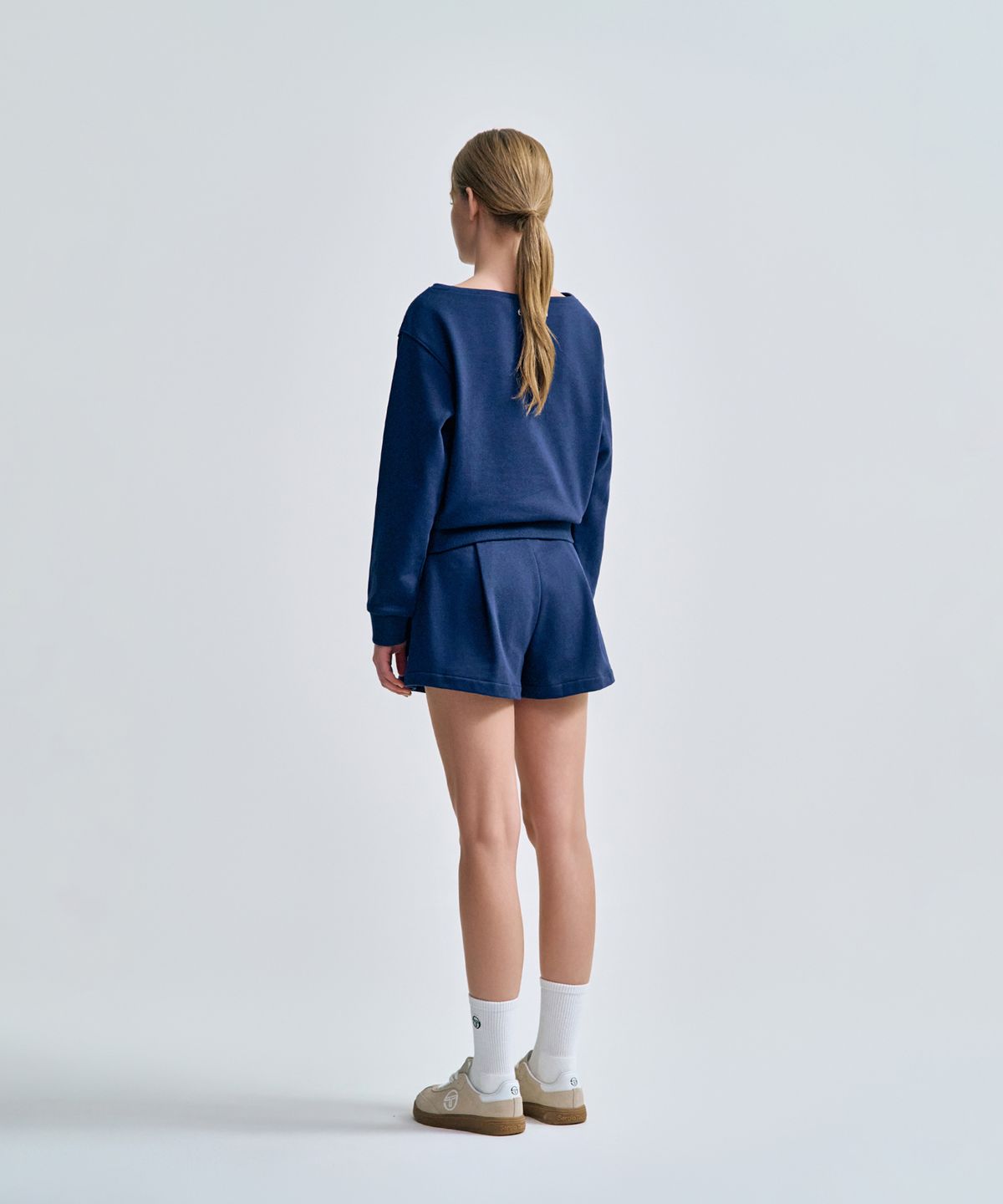 세르지오 타키니(SERGIO TACCHINI) W 쿠쉬라이트 프렌치 스커티 쇼츠 (Navy)