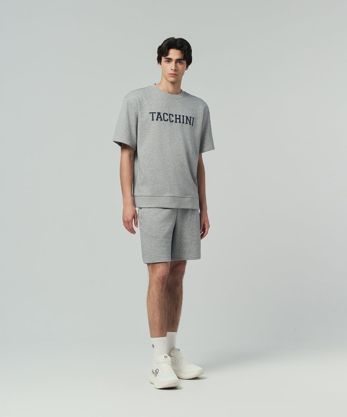 세르지오 타키니(SERGIO TACCHINI) M 쿠쉬라이트 프렌치 쇼츠 (Melange Grey)