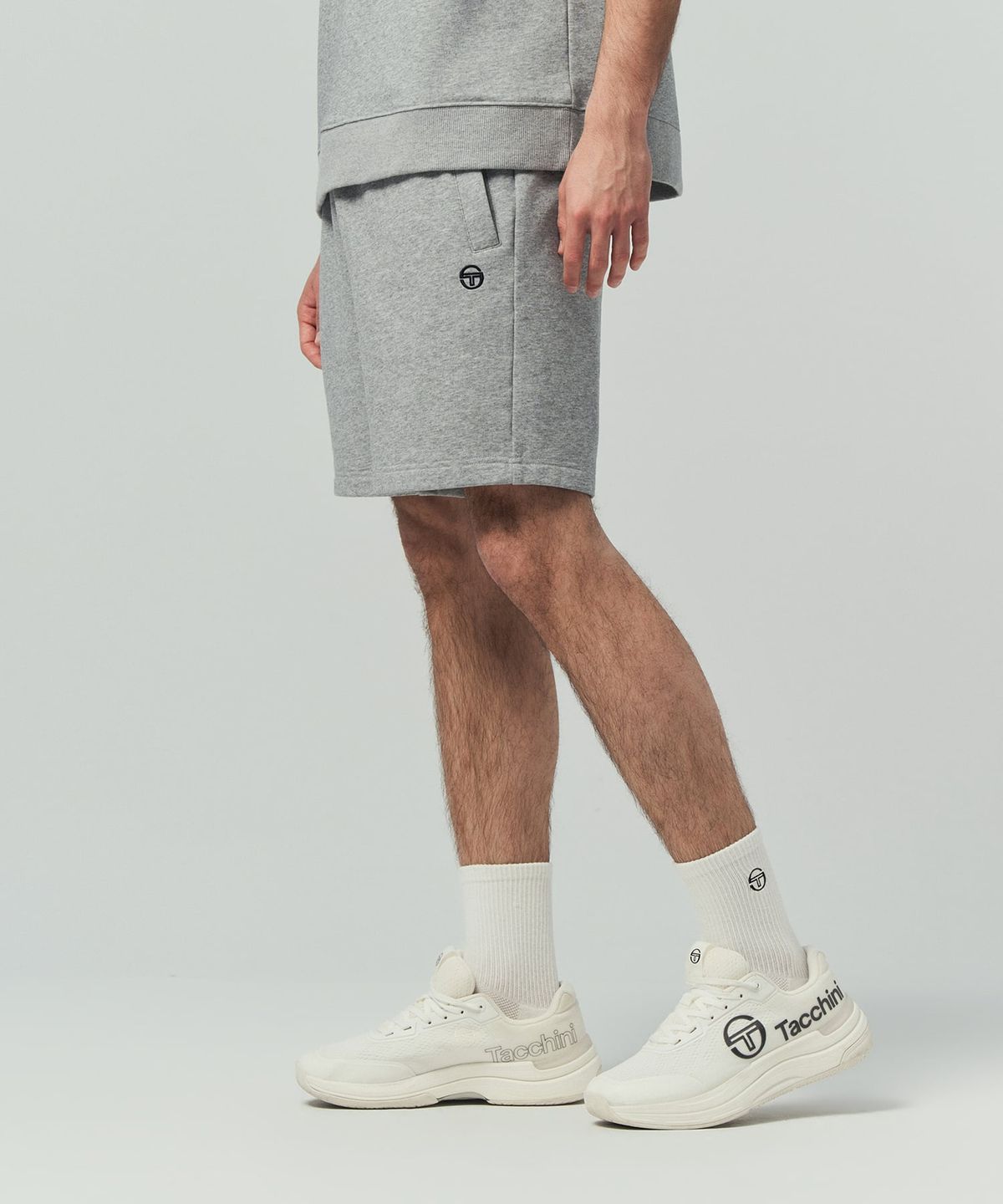 세르지오 타키니(SERGIO TACCHINI) M 쿠쉬라이트 프렌치 쇼츠 (Melange Grey)