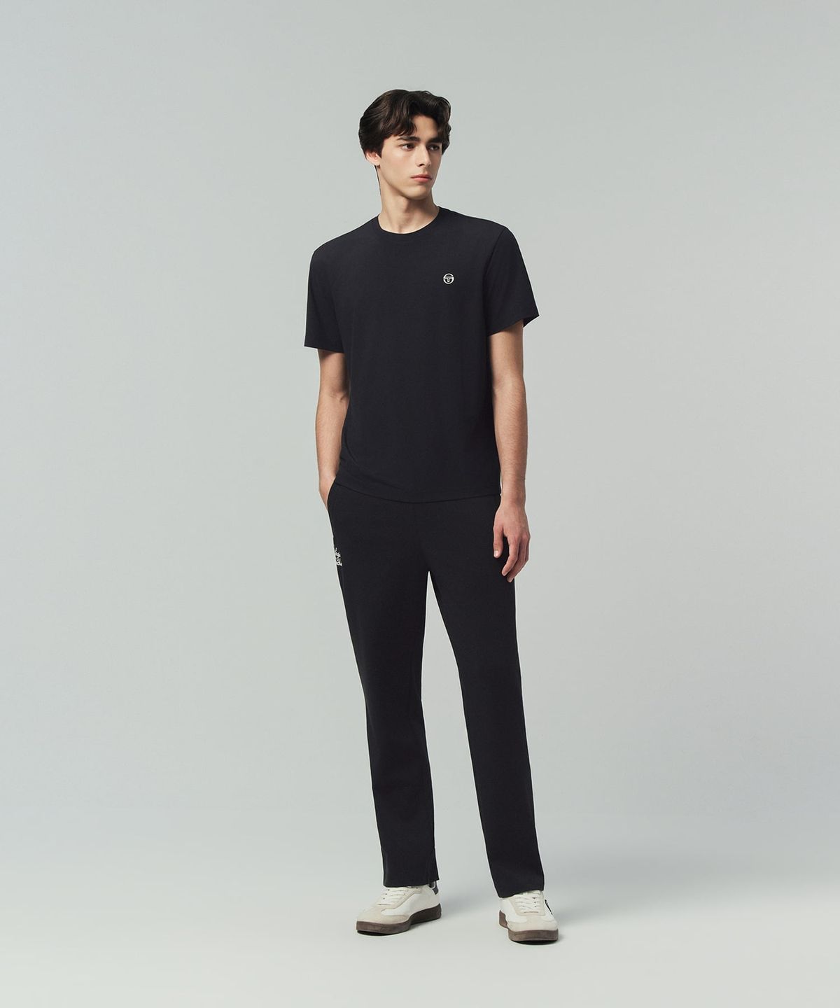 세르지오 타키니(SERGIO TACCHINI) M 레이프레쉬 피케 반팔 티셔츠 (Black)