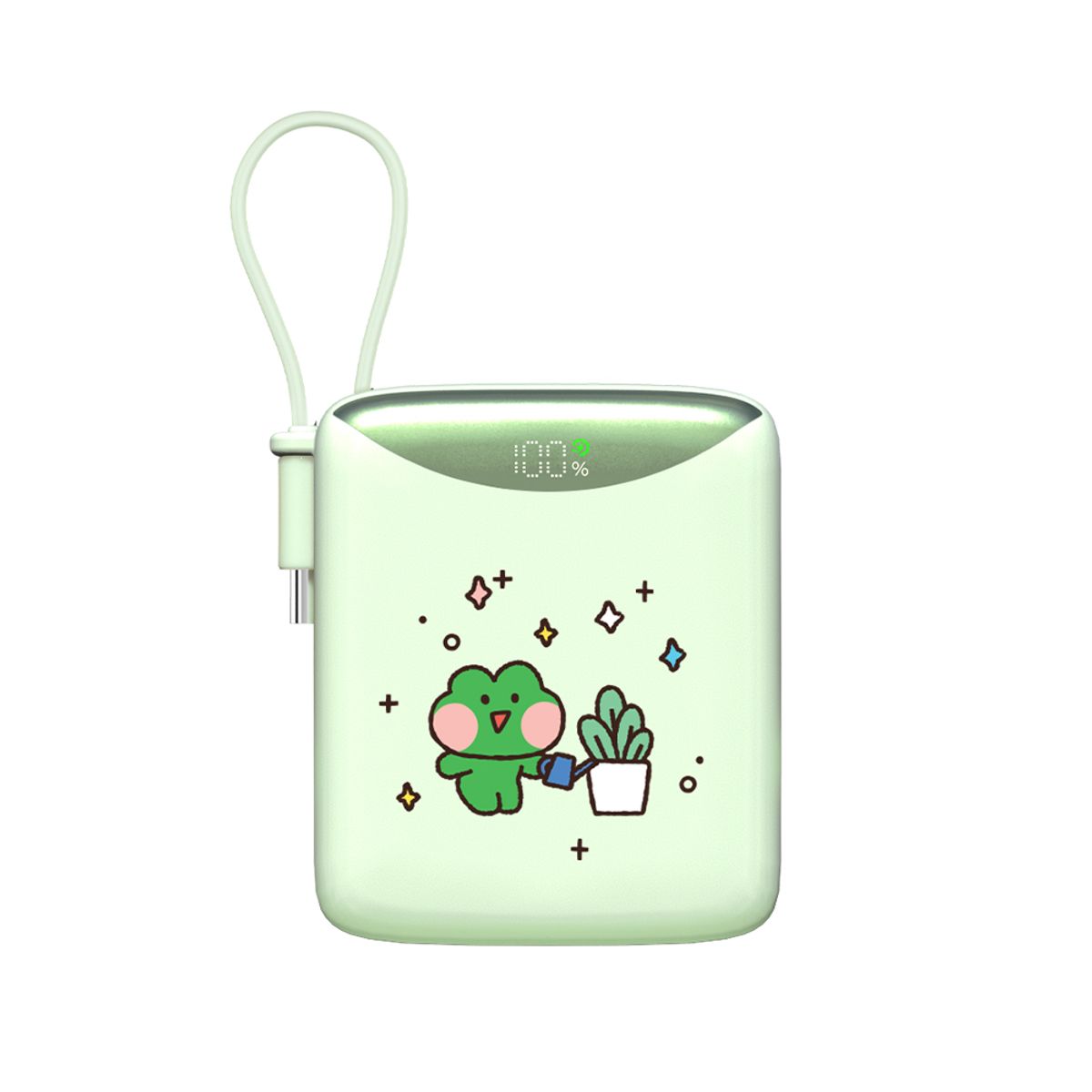 보바(VOVA) 라인프렌즈 미니니 고속충전 일체형 미니 보조배터리 10000mAh 22.5W VA-114L