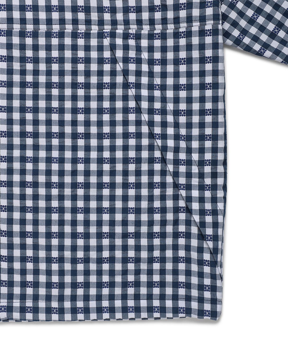 카비시(CAVISH) HOODED CHECK WIND BREAKER NAVY(CV2GSUB960A)
