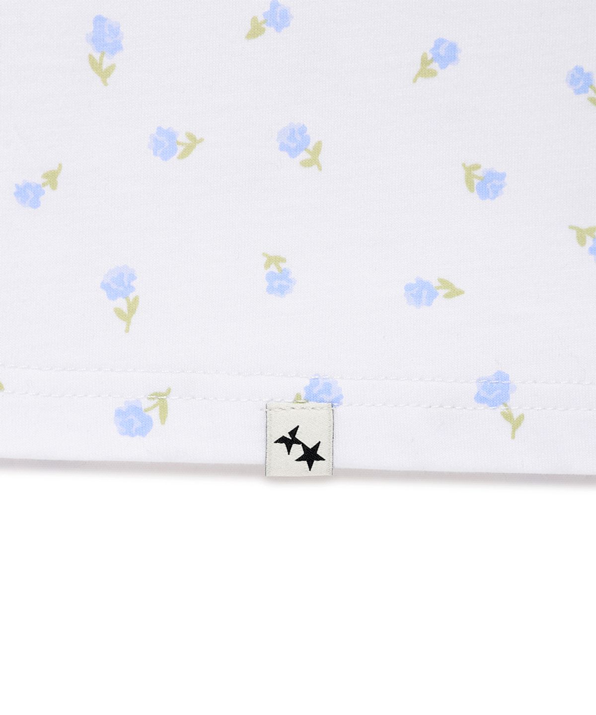 카비시(CAVISH) FLOWER SELLER LOGO LS TEE WHITE(CV2GSUT551A)