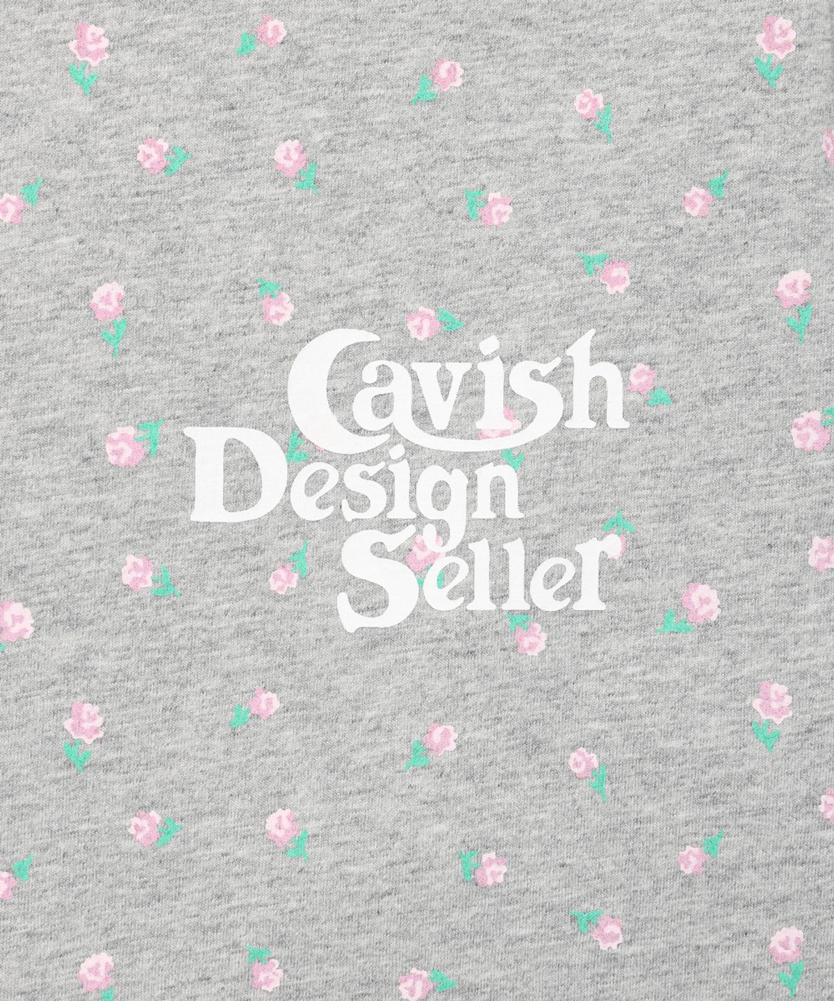 카비시(CAVISH) FLOWER SELLER LOGO LS TEE GREY(CV2GSUT551A)