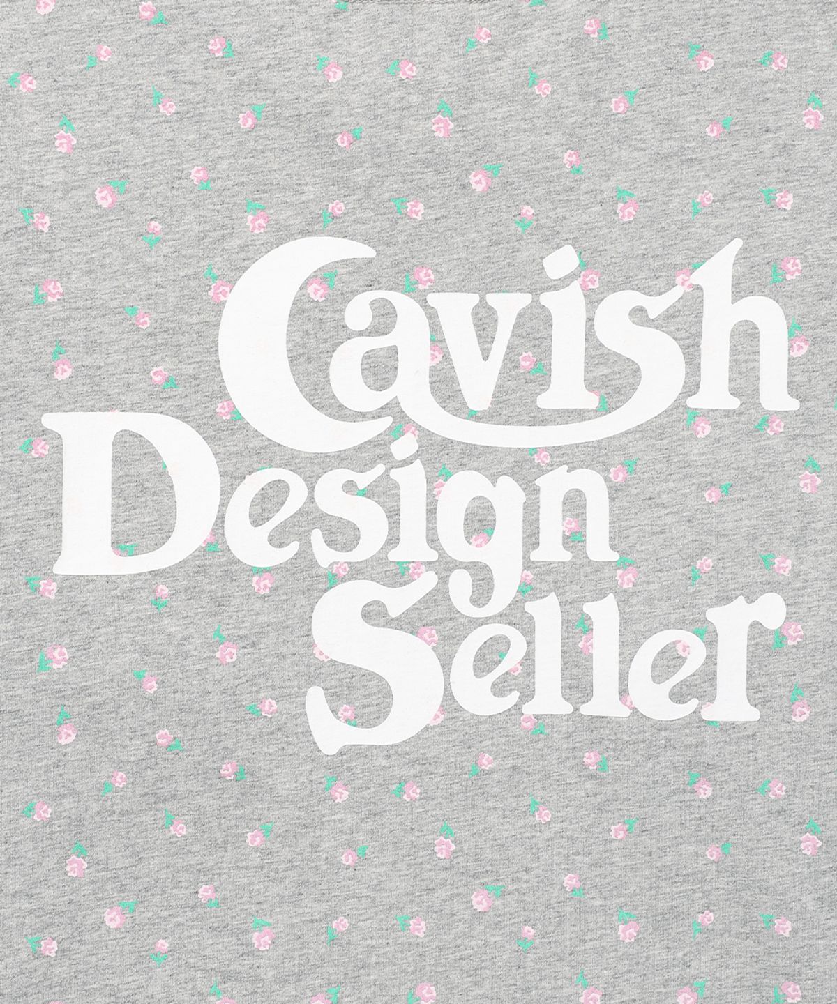 카비시(CAVISH) FLOWER SELLER LOGO LS TEE GREY(CV2GSUT551A)