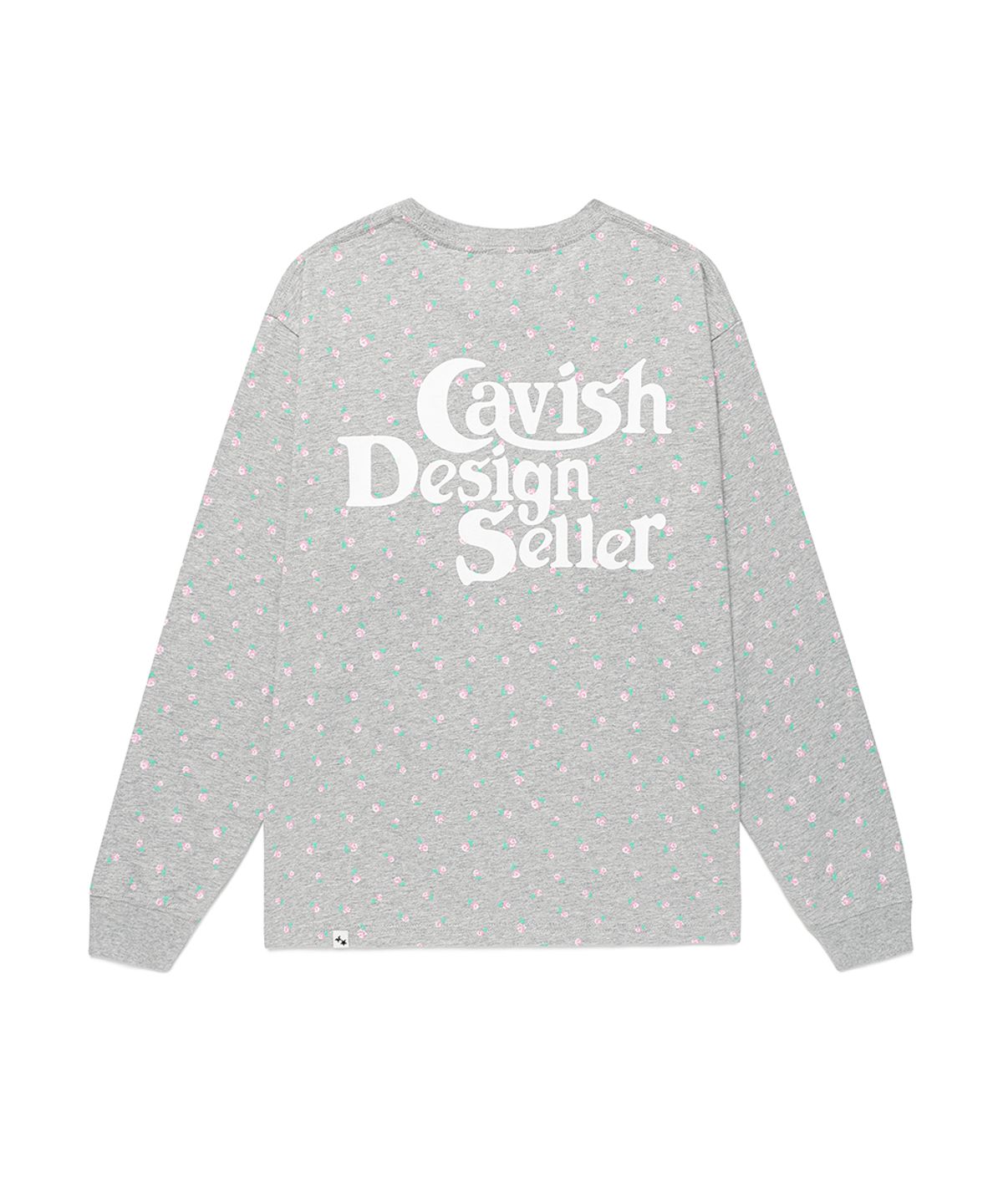 카비시(CAVISH) FLOWER SELLER LOGO LS TEE GREY(CV2GSUT551A)