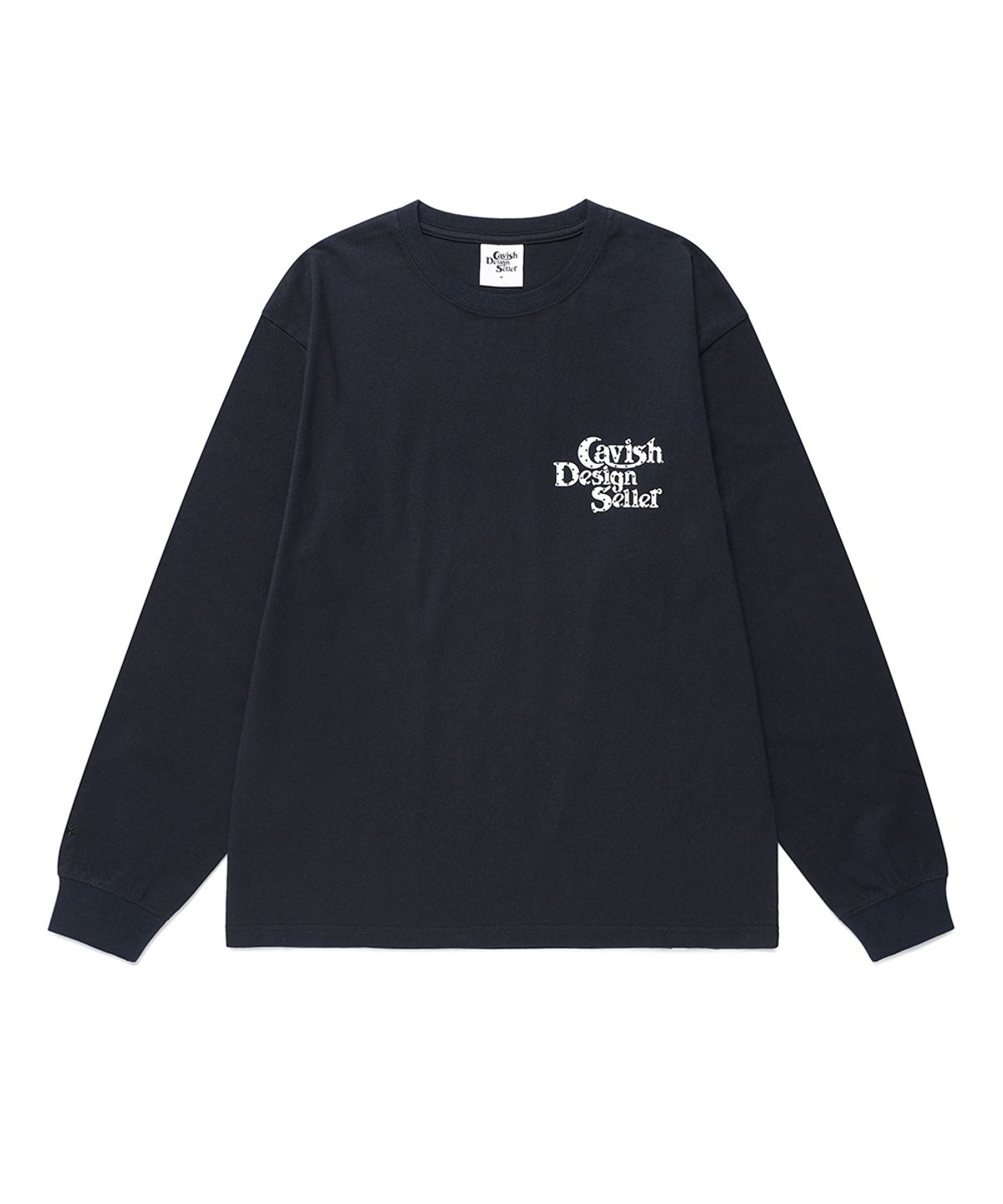카비시(CAVISH) STAR SELLER LOGO LS TEE NAVY(CV2GSUT579A)