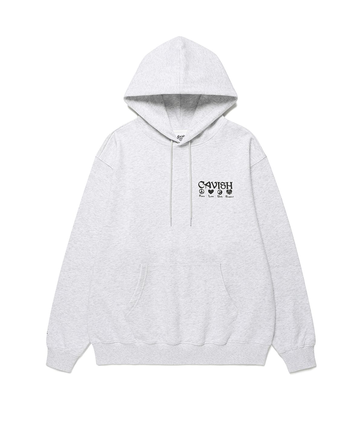 카비시(CAVISH) PLUR HOODIE LIGHT GREY(BLACK)(CV2BFUM402A)