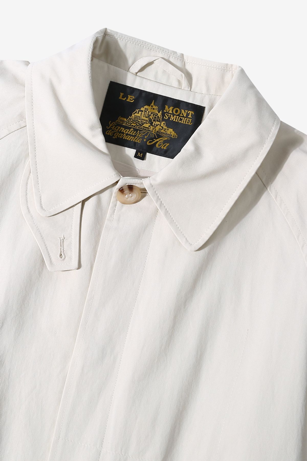 르몽생미셸(LE MONT ST MICHEL) MANUEL - TRENCH COAT_Ivory