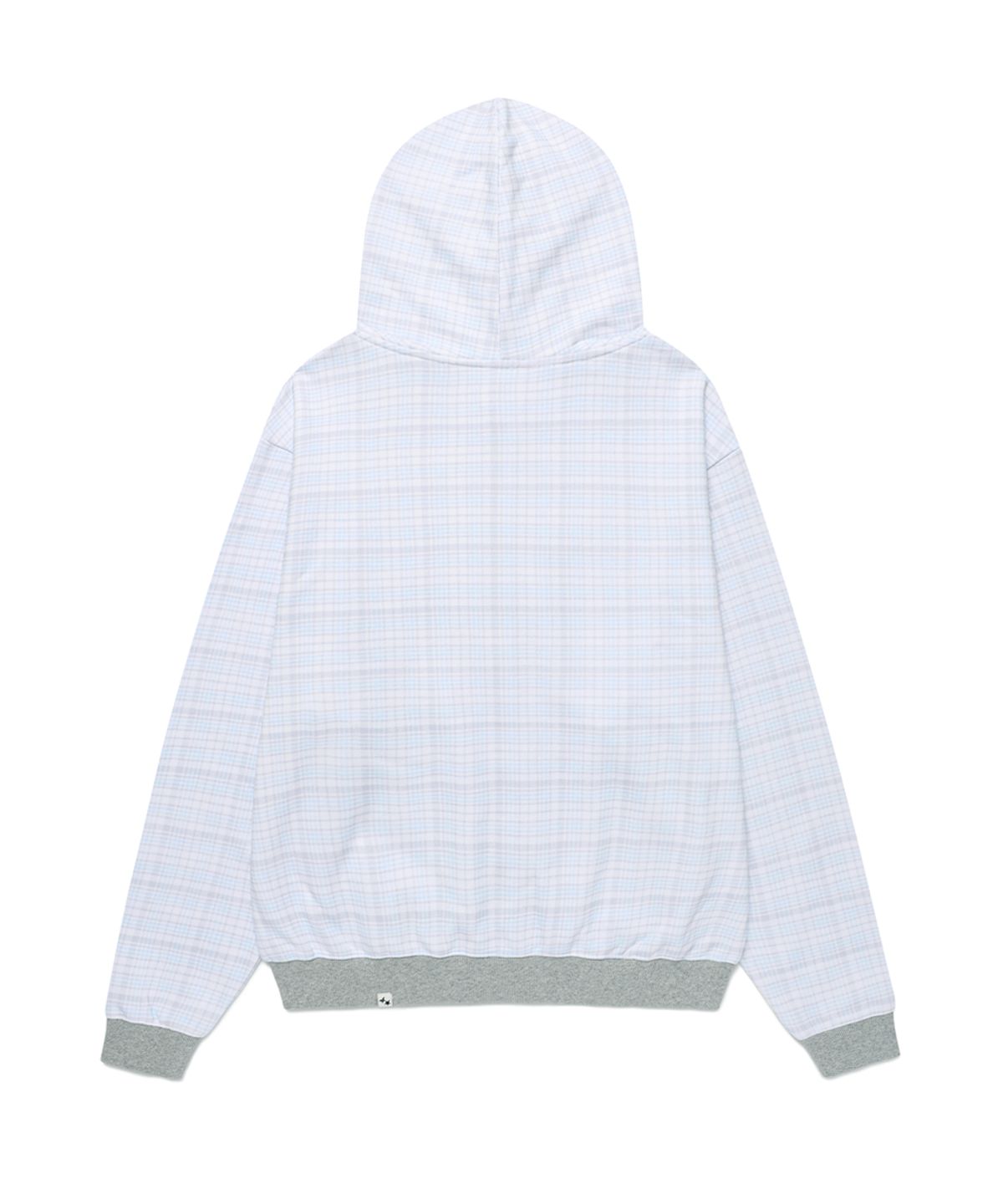 카비시(CAVISH) TWIN STAR CHECK ZIP UP HOODIE BLUE(CV2GSUM400A)