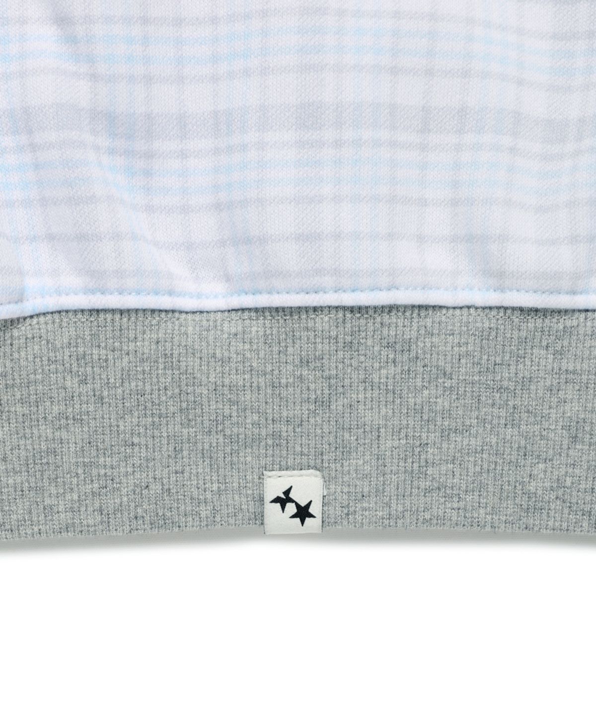 카비시(CAVISH) TWIN STAR CHECK ZIP UP HOODIE BLUE(CV2GSUM400A)