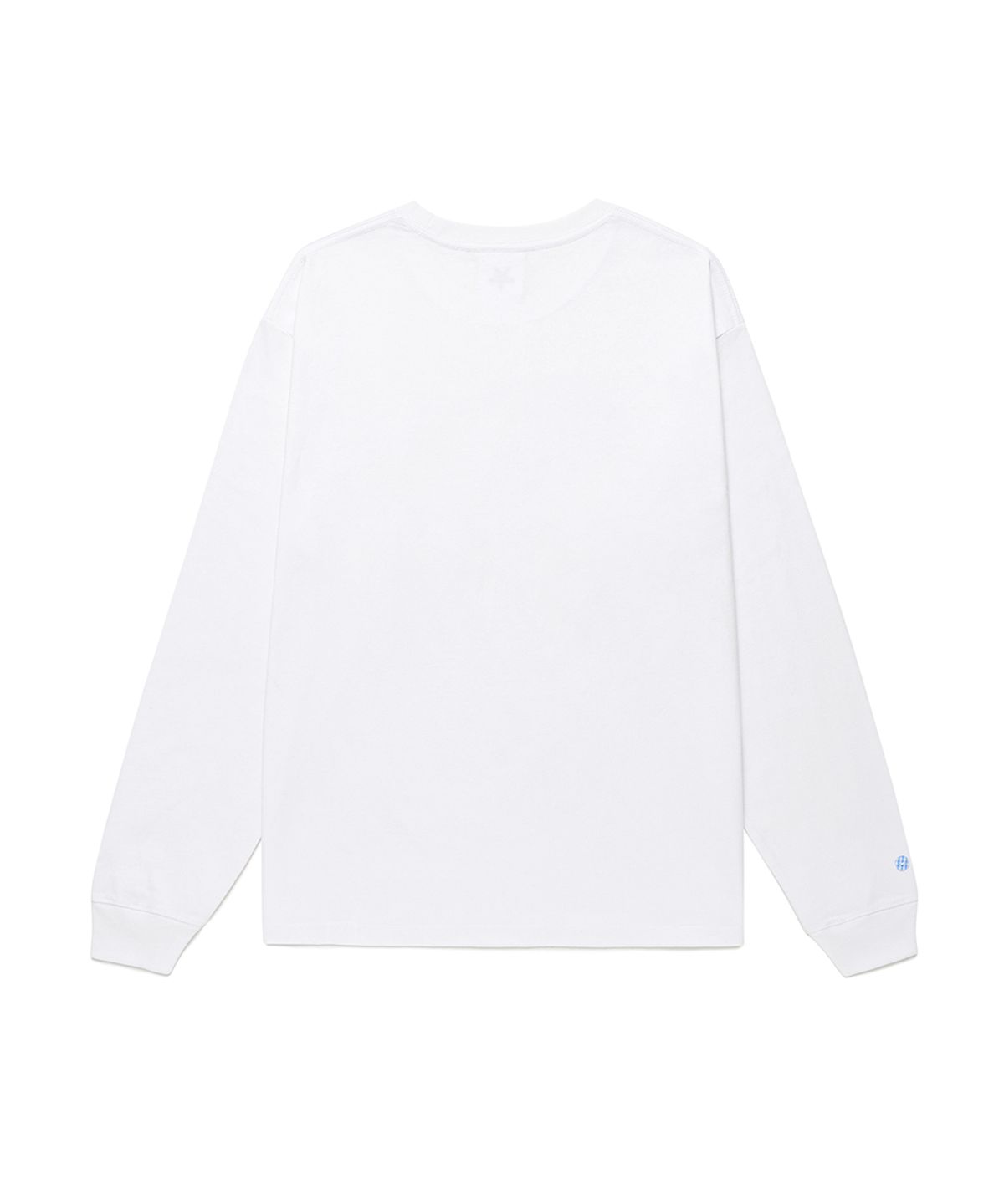카비시(CAVISH) TWIN STAR CHECK APPLIQUE LS TEE WHITE(CV2GSUT555A)