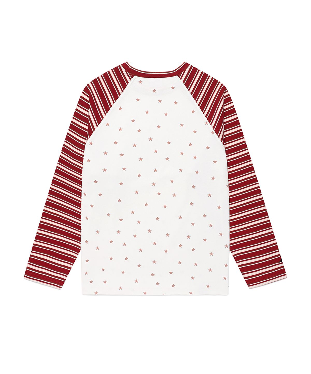 카비시(CAVISH) STRIPED STAR RAGLAN LS TEE WHITE(CV2GSFT550A)
