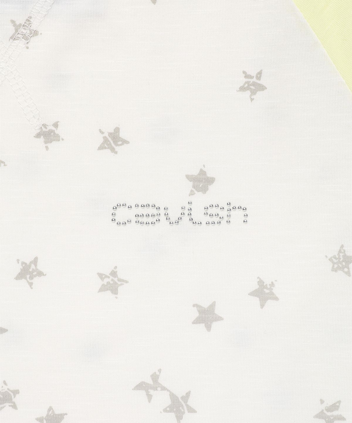 카비시(CAVISH) U NECK STAR RAGLAN LS TEE WHITE(CV2GSFT553A)