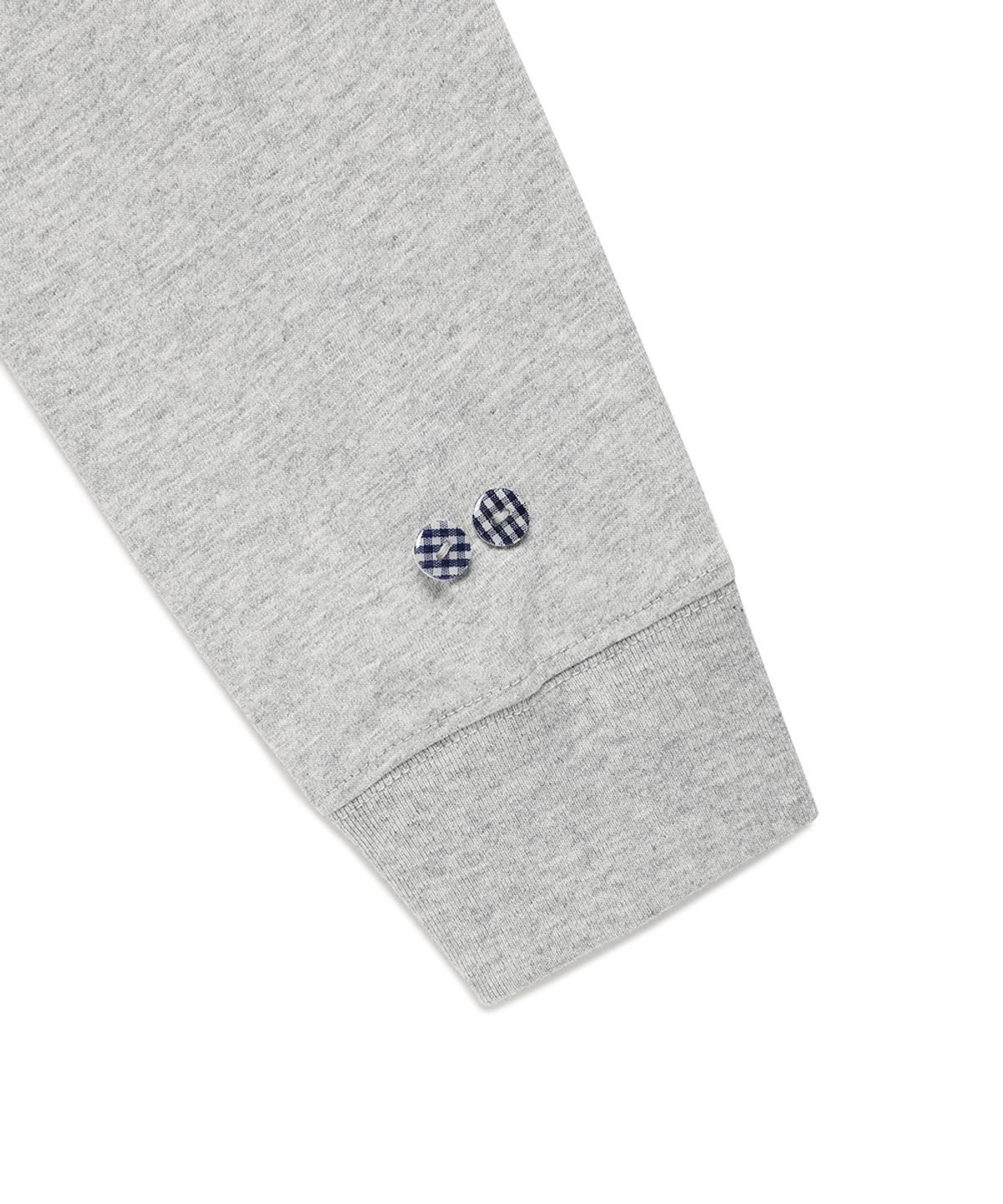 카비시(CAVISH) TWIN STAR DOT APPLIQUE LS TEE GREY(CV2GSUT556A)