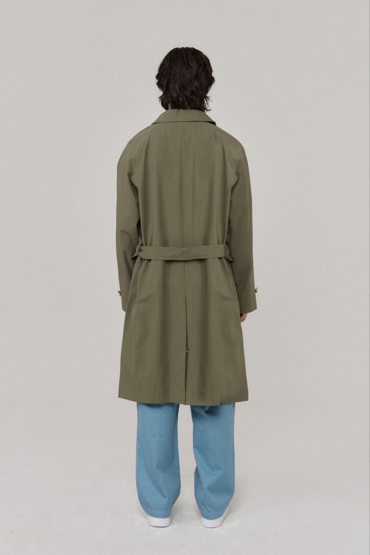 르몽생미셸(LE MONT ST MICHEL) MANUEL - TRENCH COAT_Khaki