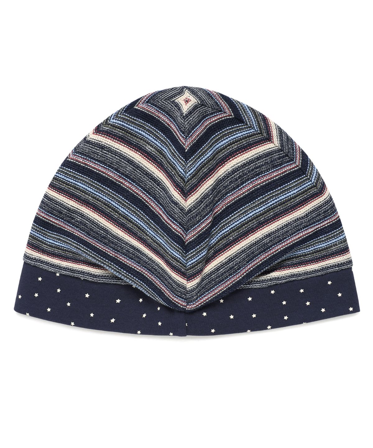 카비시(CAVISH) TWIN STAR STRIPED BEANIE NAVY(CV2GSUAB22A)