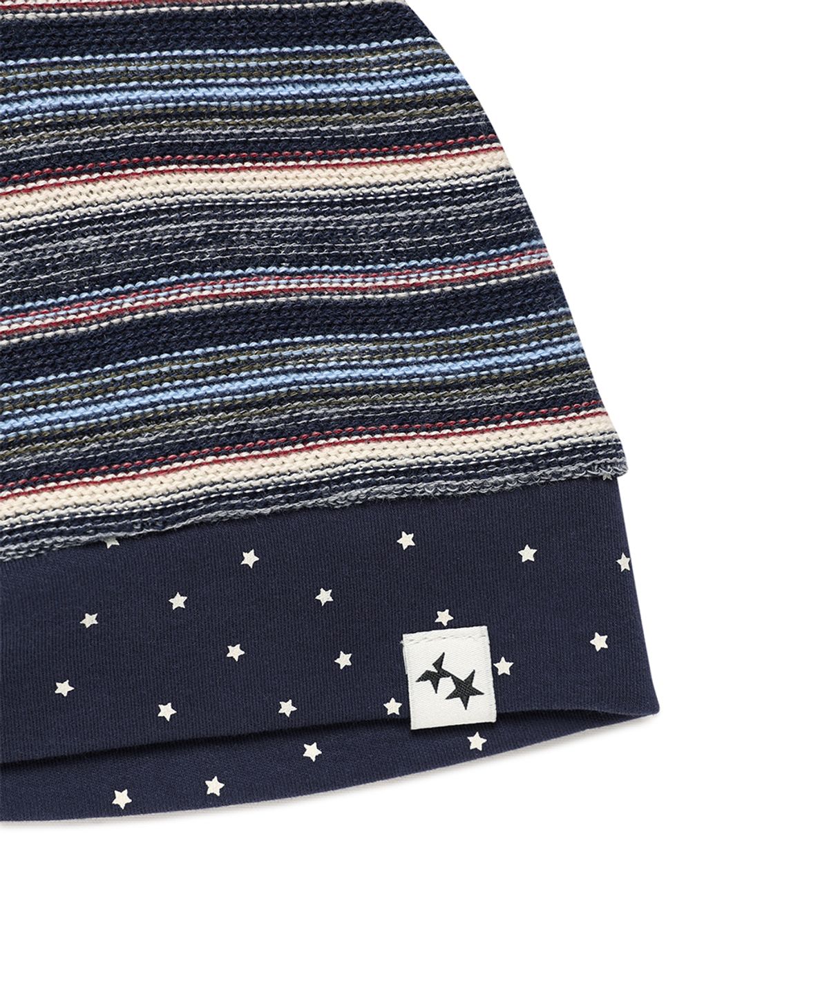 카비시(CAVISH) TWIN STAR STRIPED BEANIE NAVY(CV2GSUAB22A)