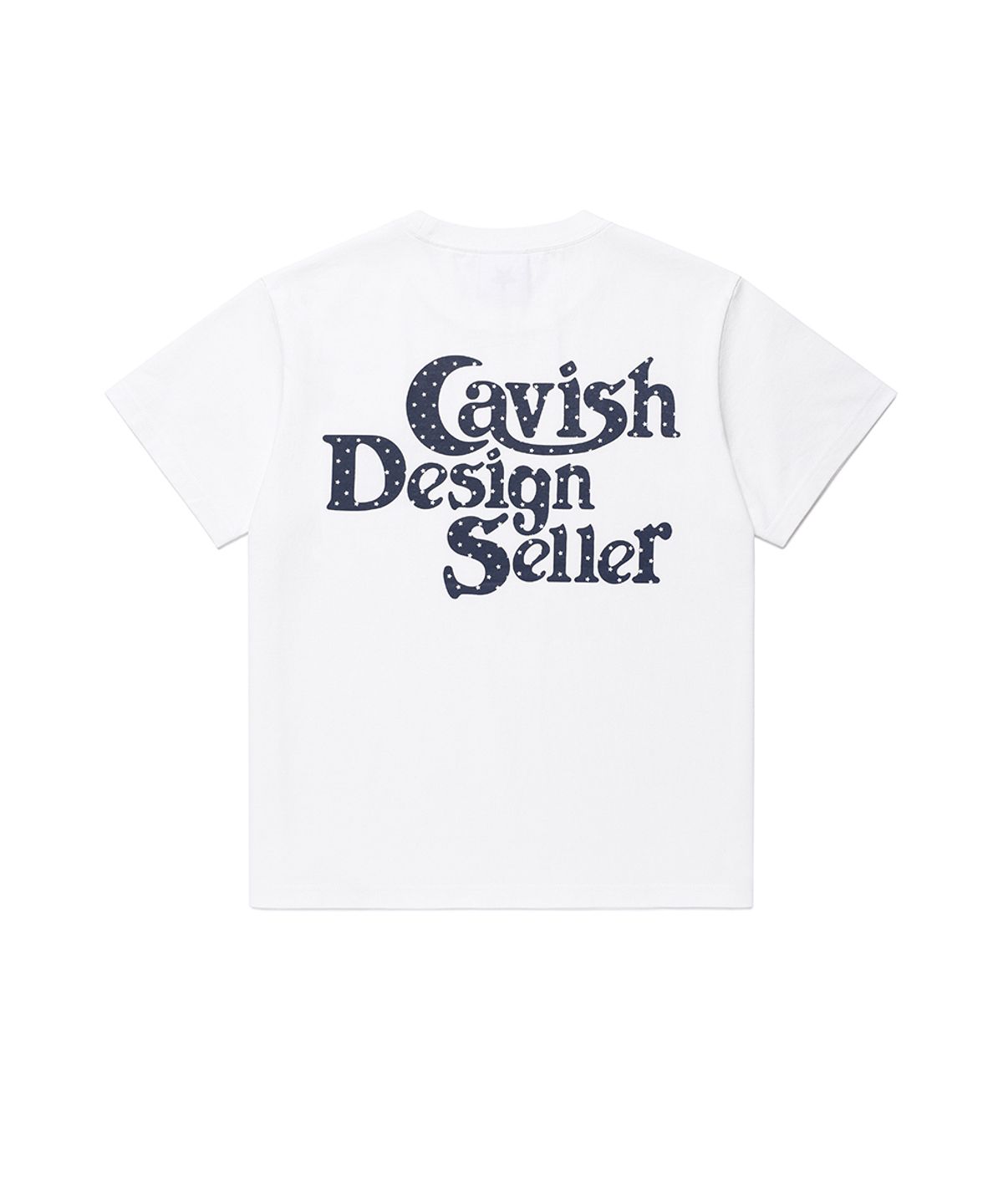 카비시(CAVISH) W STAR SELLER LOGO SS TEE WHITE(CV2GMFT549A)
